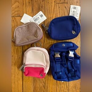 Lululemon 4 Nano Bags New (belt bag, back pack)